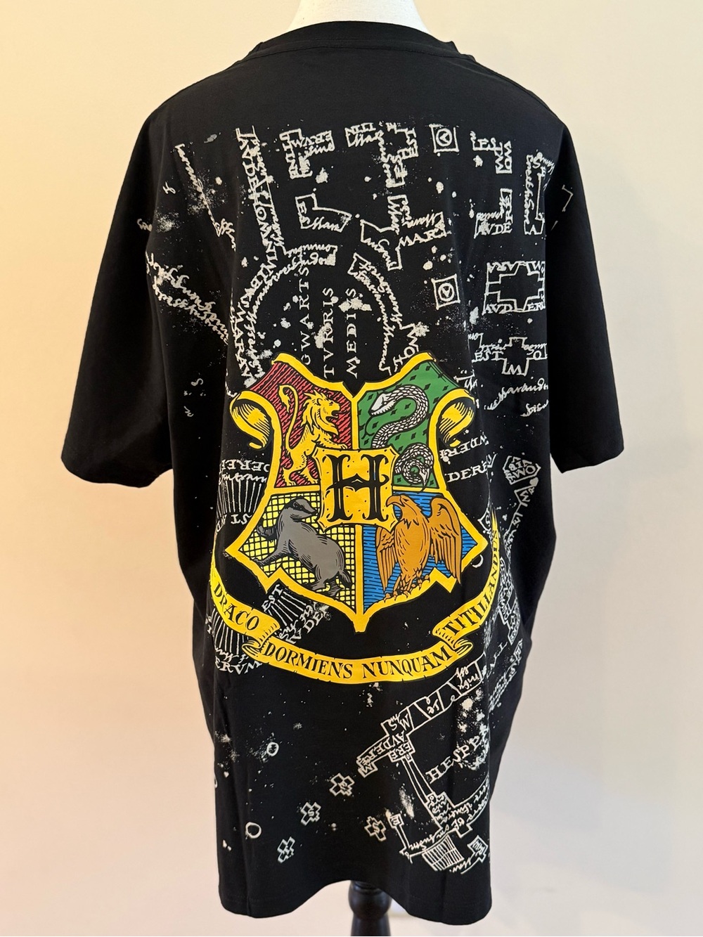 Warner Bros. Harry Potter Men’s Black Graphic Tee 2x - Picture 5 of 7
